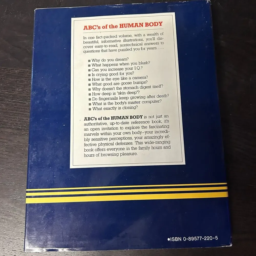 ABCs of the Human Body by Reader's Digest Editors (1990, Hardcover)
